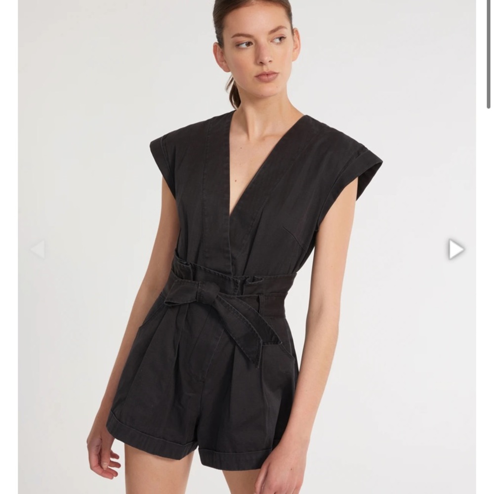 Marissa Webb Dixon paper bag romper